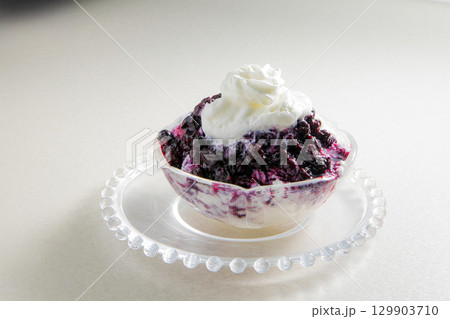 台湾かき氷ブルーベリー 129903710