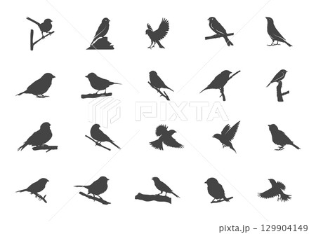 Sparrow silhouette, Sparrow svg, Flying sparrow silhouette, Flying sparrow svg, Sparrow birds svg, Sparrow clipart, Sparrow vector. 129904149