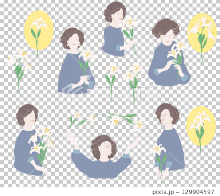 百合花與夫人 百合花與夫人 129904597