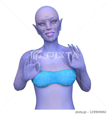 女性エイリアン 129904692