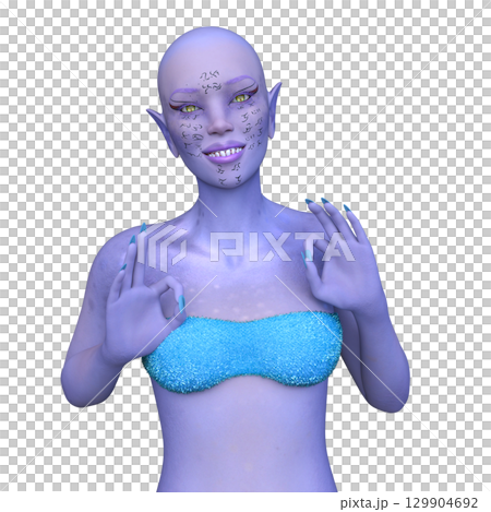 女性エイリアン 129904692