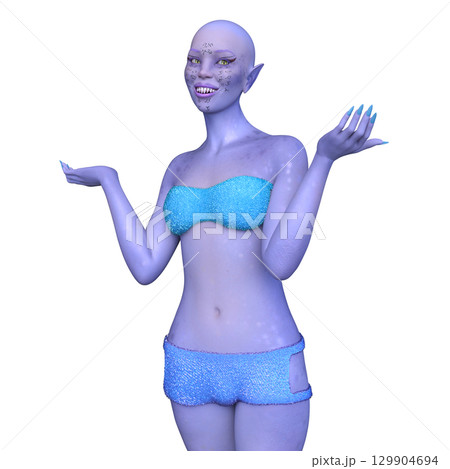 女性エイリアン 129904694