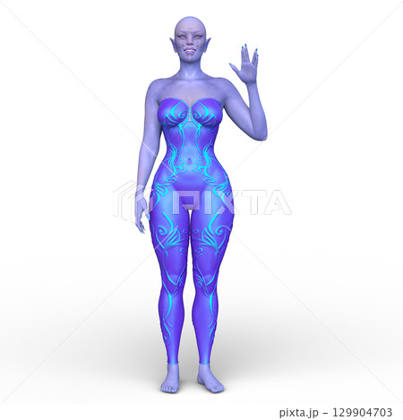 女性エイリアン 129904703