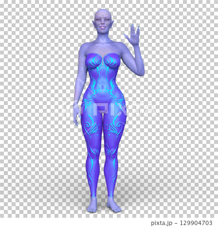 Female alien 129904703