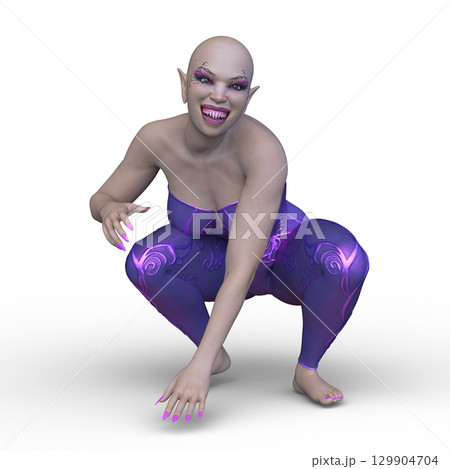 女性エイリアン 129904704