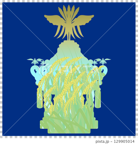 お神輿_五穀豊穣 129905014