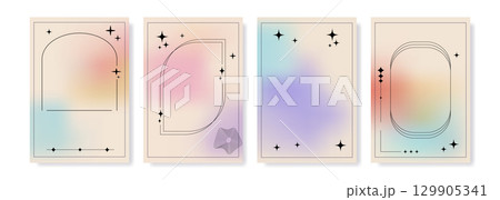 Vertical Gradient Template with Smooth Color Transition Vertical Gradient Template with Smooth Color Transition 129905341