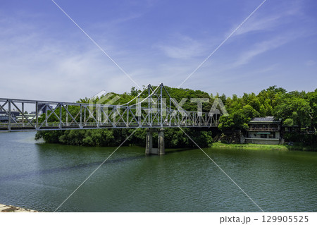 岡山後楽園　月見橋　岡山県岡山市 129905525