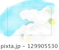 青い空のフレーム 129905530
