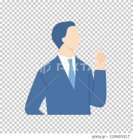 A businessman pointing, a man in a suit A businessman pointing, a man in a suit 129905817