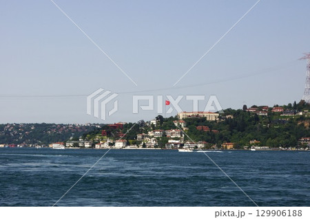 トルコ イスタンブール 新市街の街並み トルコ イスタンブール 新市街の街並み 129906188