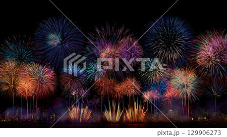 夜空に咲く花火 夜空に咲く花火 129906273