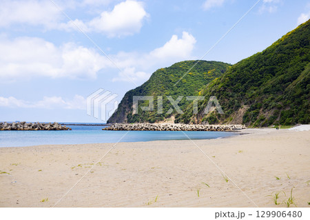 元寇上陸の地 佐須浦 小茂田浜海水浴場 元寇上陸の地 佐須浦 小茂田浜海水浴場 129906480