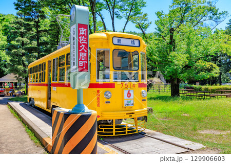 東京　小金井市　江戸東京たてもの園（都電7500形） 129906603