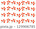 赤い実のポストカード 129906785