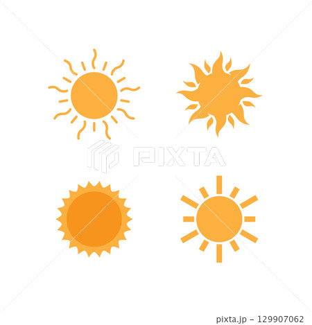 sun ilustration design 129907062