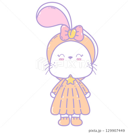 Bunny Halloween  129907449