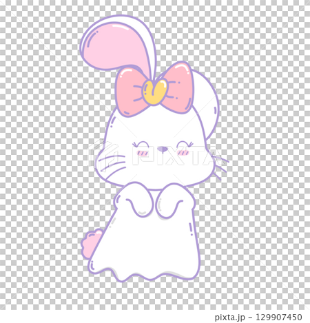 Bunny Halloween  129907450