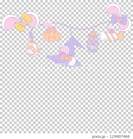 Bunny Halloween  129907466