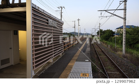 JR東金線の福俵駅 129907962