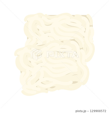 冷凍うどん　イラスト 129908572