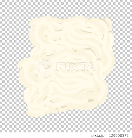 冷凍うどん　イラスト 129908572