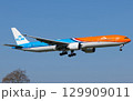 KLM B777レインボーカラー成田アブローチ 129909011