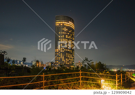 琵琶湖岸夜景 大津市 琵琶湖岸夜景 大津市 129909042