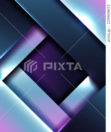 abstract futuristic technology background with glowing geometric shapes in deep purple blue and cyan metallic tones creating a modern digital design abstract futuristic technology background with glowing geometric shapes in deep purple blue and cyan metallic tones creating a modern digital design 129909653