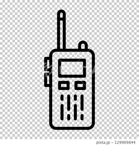 トランシーバーのアイコン。 129909844