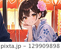 夏祭りと屋台 129909898