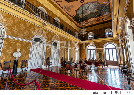 The Theatro da Paz, Peace Theater at Belem, in the state of Para 129911178