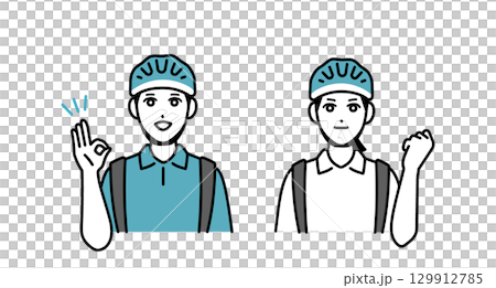 男女送餐人員頭像集 男女送餐人員頭像集 129912785