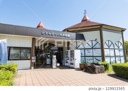 茨城県かすみがうら市　霞ヶ浦に生息する生物を展示する施設　かすみがうら市水族館 129913565