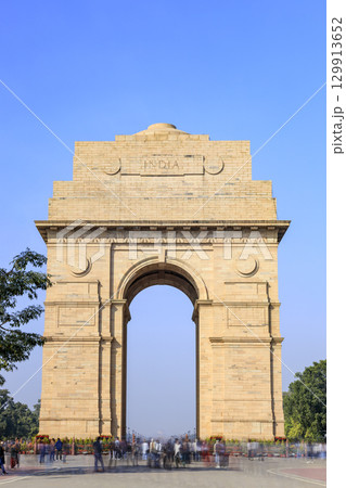 ラジパースから望むインド門 ラジパースから望むインド門 129913652
