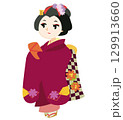 舞妓さん　立ち姿 129913660