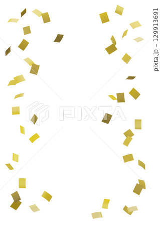 金色の紙吹雪が舞う背景 129913691