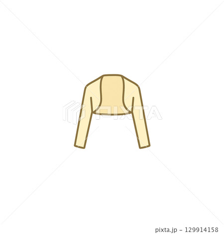 ボレロのカラーアイコン、素材、背景なし、イラスト、ビジネス 129914158