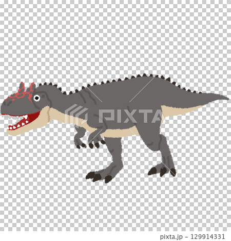アロサウルスのイラスト 129914331