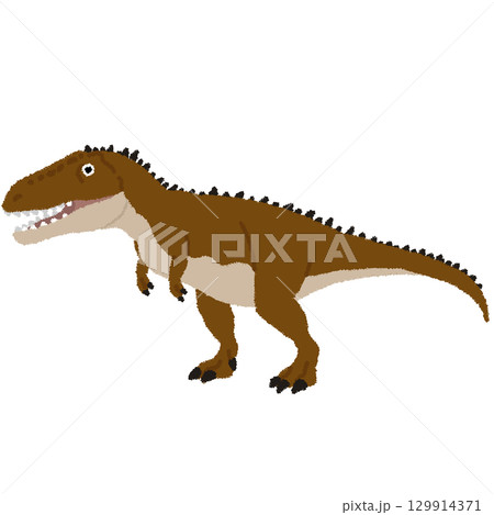 カルカロドントサウルスのイラスト カルカロドントサウルスのイラスト 129914371