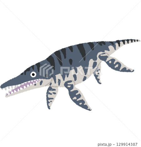 リオプレウロドンのイラスト リオプレウロドンのイラスト 129914387