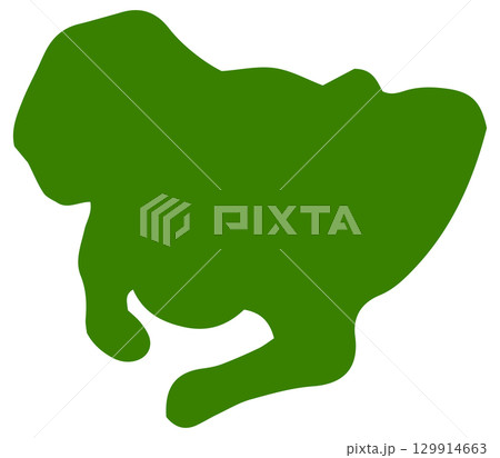 手描きのゆるい愛知県の地図イラスト 手描きのゆるい愛知県の地図イラスト 129914663