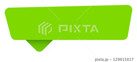blank green sign isolated on transpatent...のイラスト素材 [129915817] - PIXTA