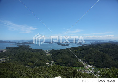 金甲山からの直島諸島 金甲山からの直島諸島 129916356
