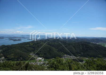 金甲山からの直島諸島 金甲山からの直島諸島 129916358