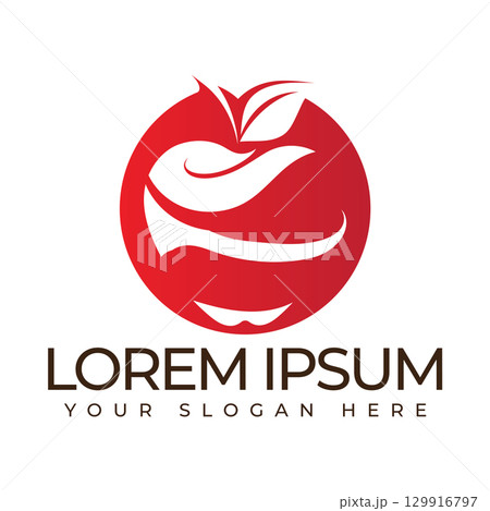 Iconic Apple Inspired Emblem 129916797