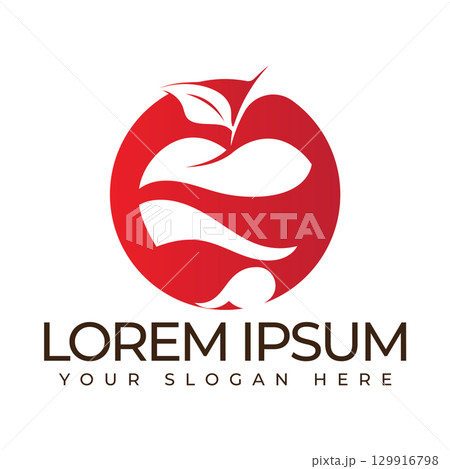 Iconic Apple Inspired Emblem 129916798