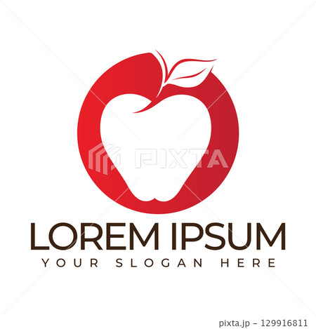 Iconic Apple Inspired Emblem 129916811