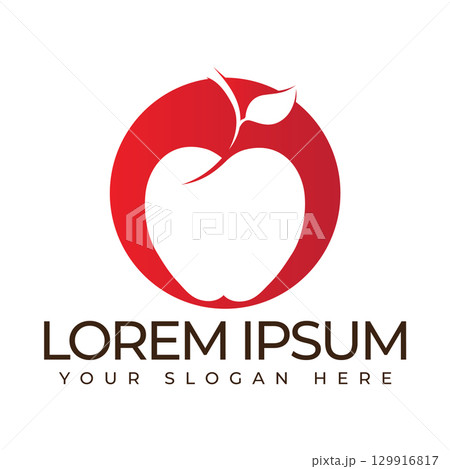 Iconic Apple Inspired Emblem 129916817