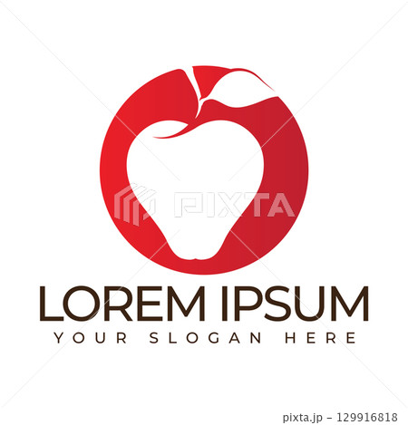 Iconic Apple Inspired Emblem Iconic Apple Inspired Emblem 129916818